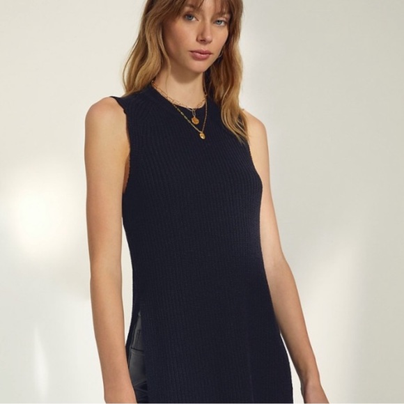 Wilfred Knit Tunic - Navy - Picture 2 of 5